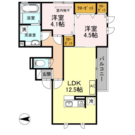 ソフィアコート伊保崎 間取り図