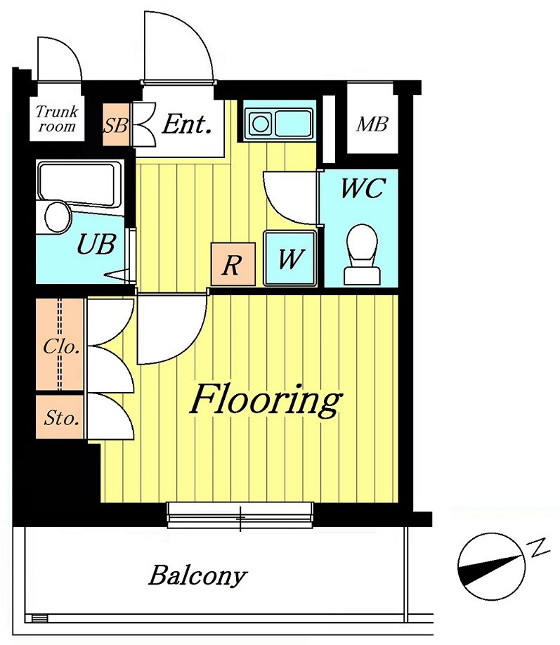 ｿｱﾌﾞｰﾙ高田馬場 間取り図