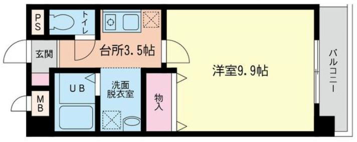 コンフォール伊勢原 401号室 間取り