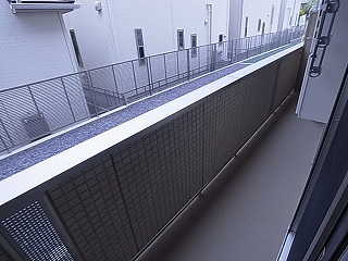 グランジュスト ベランダ
