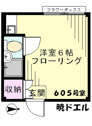 暁ドエル（アカツキドエル） 間取り