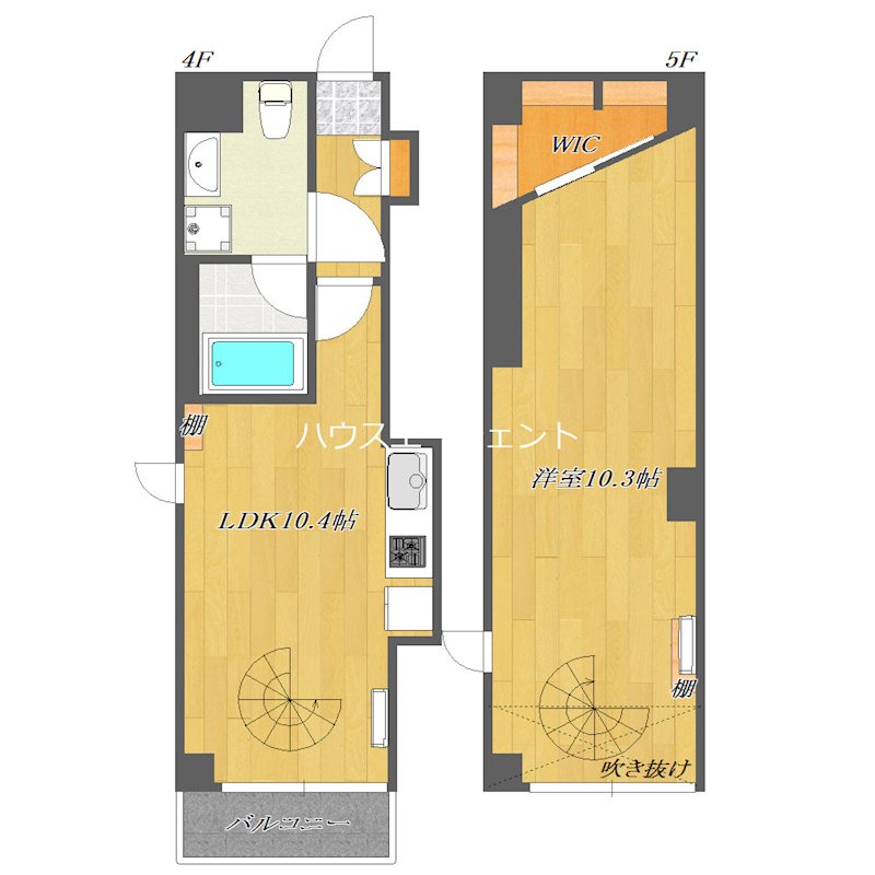 オルハレⅠ 144号室 間取り