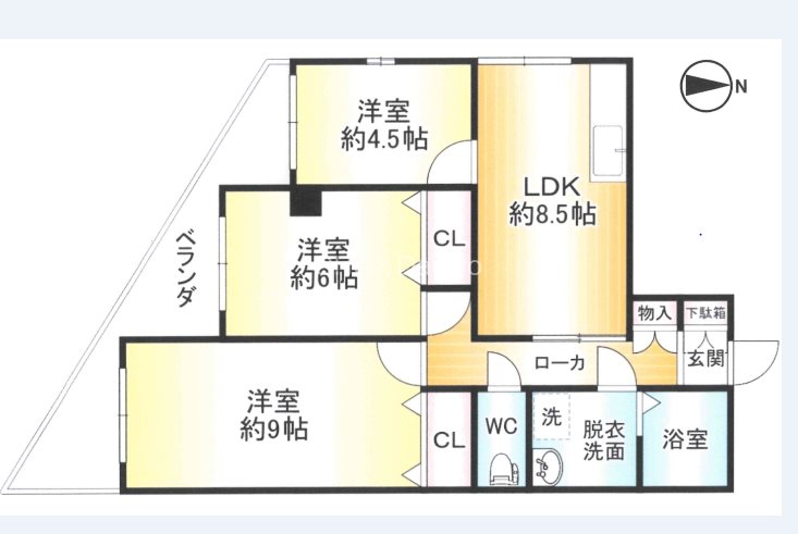 メゾン北新 間取り