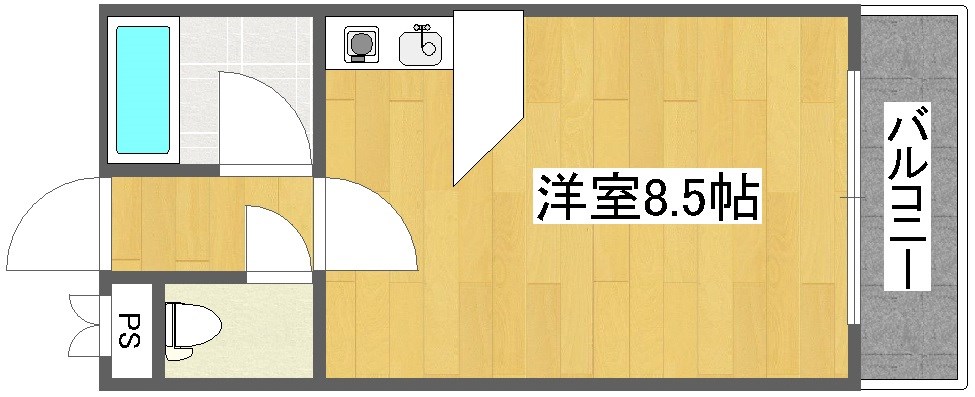 間取り シャトレーヌ北島 間取り図