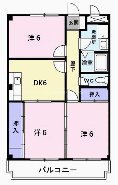 大中マリッチ 間取り図