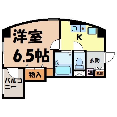 グランベール安田通 間取り図
