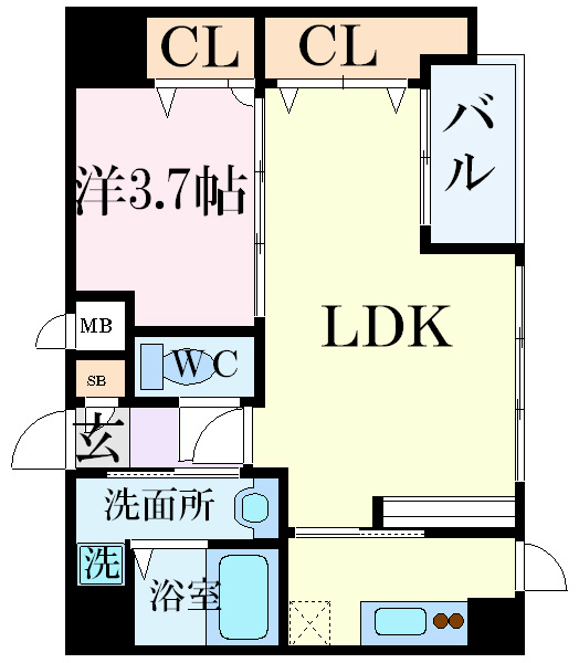 愛知県名古屋市東区泉３丁目 間取り