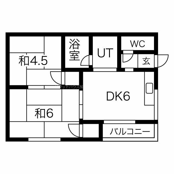 エクレールI 間取り図