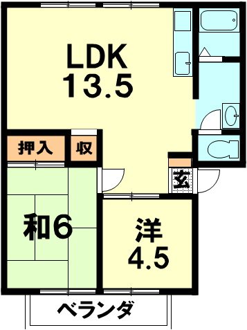 ウィステリアハイム 間取り図