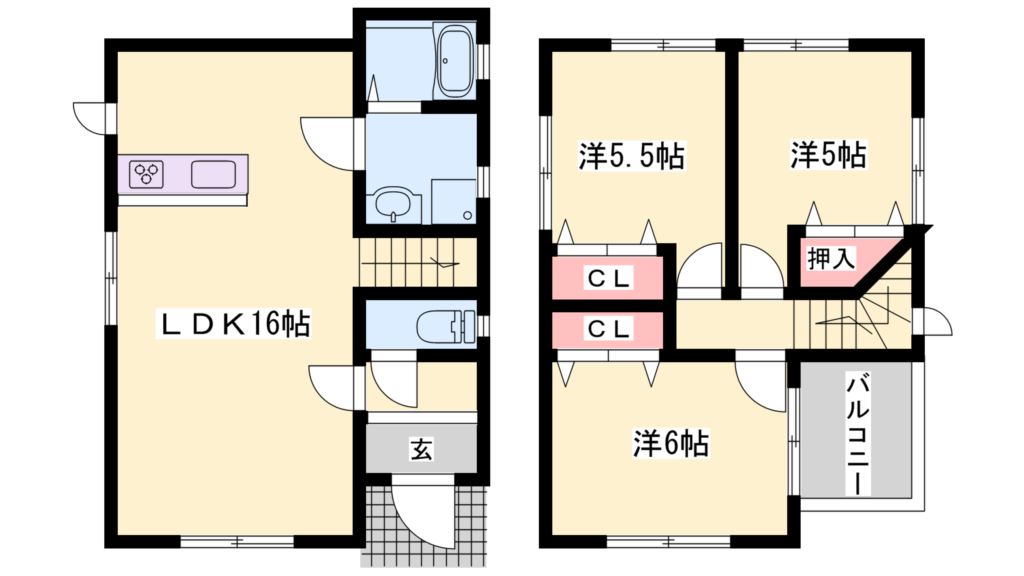 尾上町池田戸建（池渕邸） 間取り図