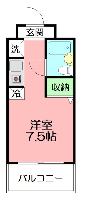 メゾン・ド・ビザール 216号室 間取り