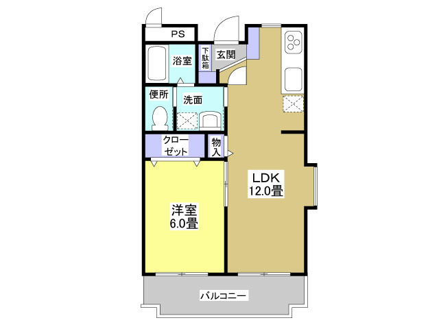 シャトレ伍番館 間取り図