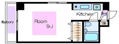 オーデーパナハイム  503号室 間取り