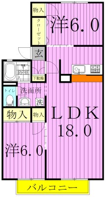103号室 間取り