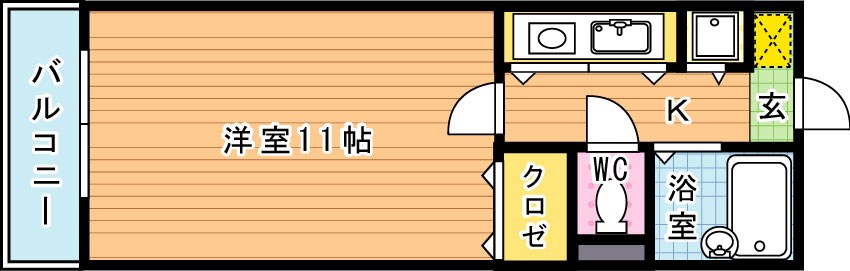 アベニュー医大前 間取り