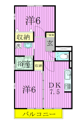 302号室 間取り