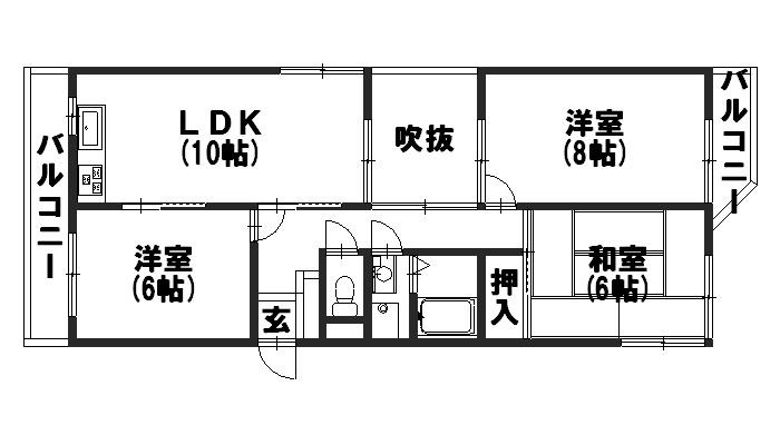 コーポ藤井 間取り