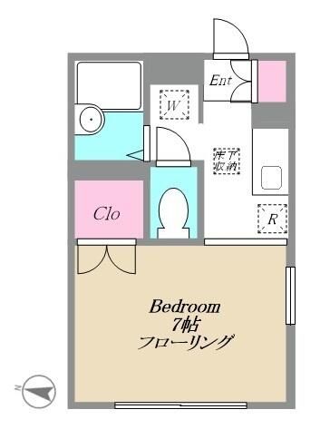 カーサ南戸塚 101号室 間取り