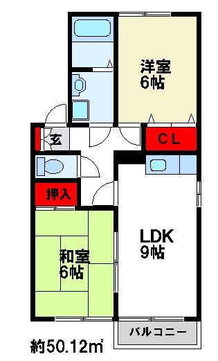 セジュールエスポアール 間取り