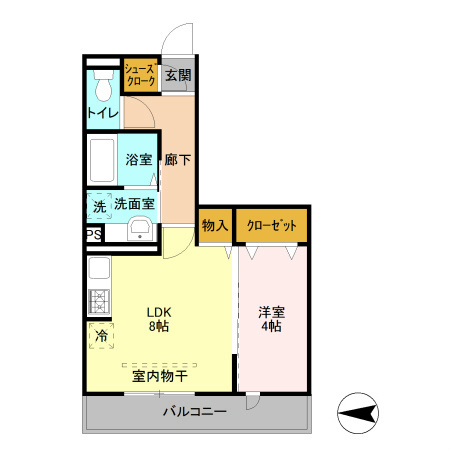 CARRIBEAN APARTMENT 間取り