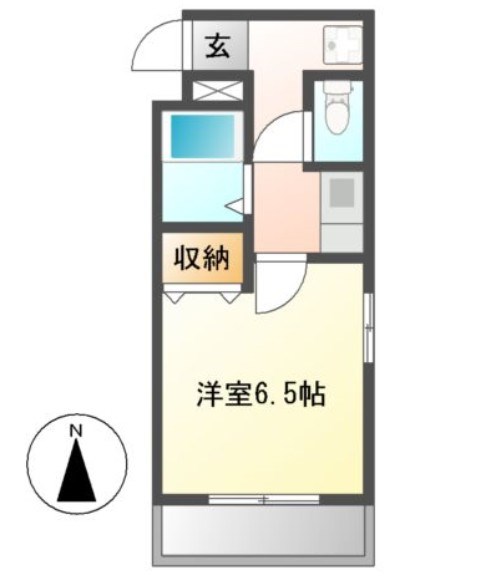 愛知県名古屋市中区新栄１丁目 間取り