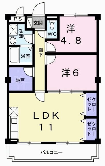 ヴィラデルソーレ 間取り図