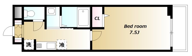 スペランツァ大橋 間取り図
