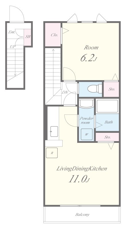 ケイズウエスト神戸 間取り図