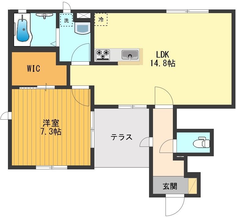 グリーンヴィラーチェ 間取り図