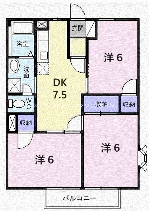 アメニティコーポ 間取り図
