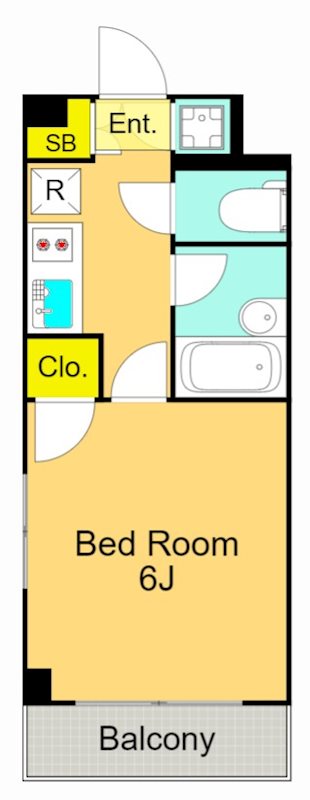 アルトゥーラ山王 201号室 間取り