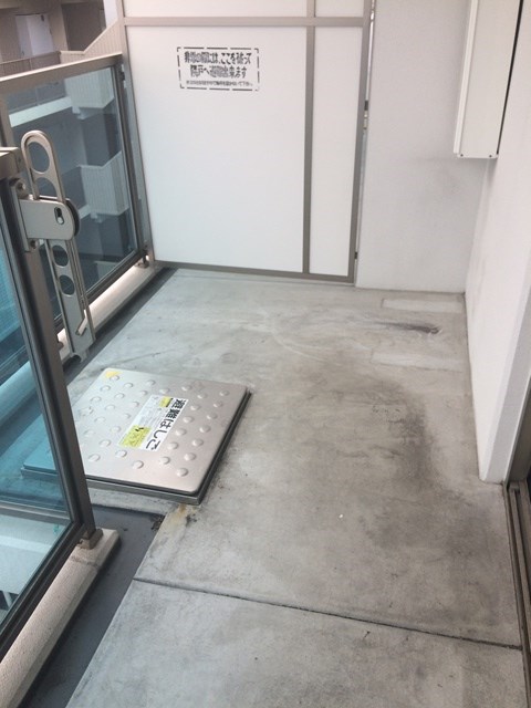 エル･イソベ三宮 ベランダ