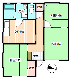 副田ハイツ 間取り