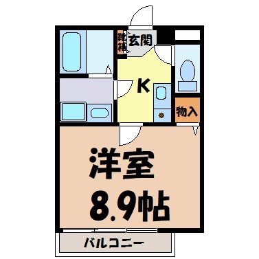 第２中央ビル 間取り図