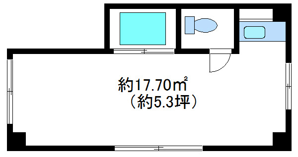 鎮目コーポ  間取り
