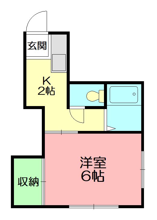 クロノス秦野 201号室 間取り