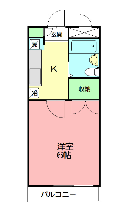 パレス小澤弐番館 302号室 間取り