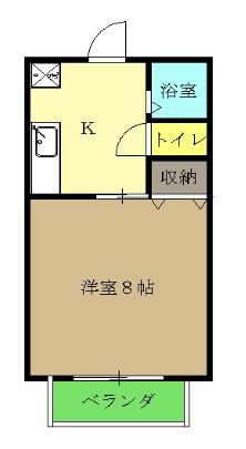 サンヒルズ湘南 201号室 間取り