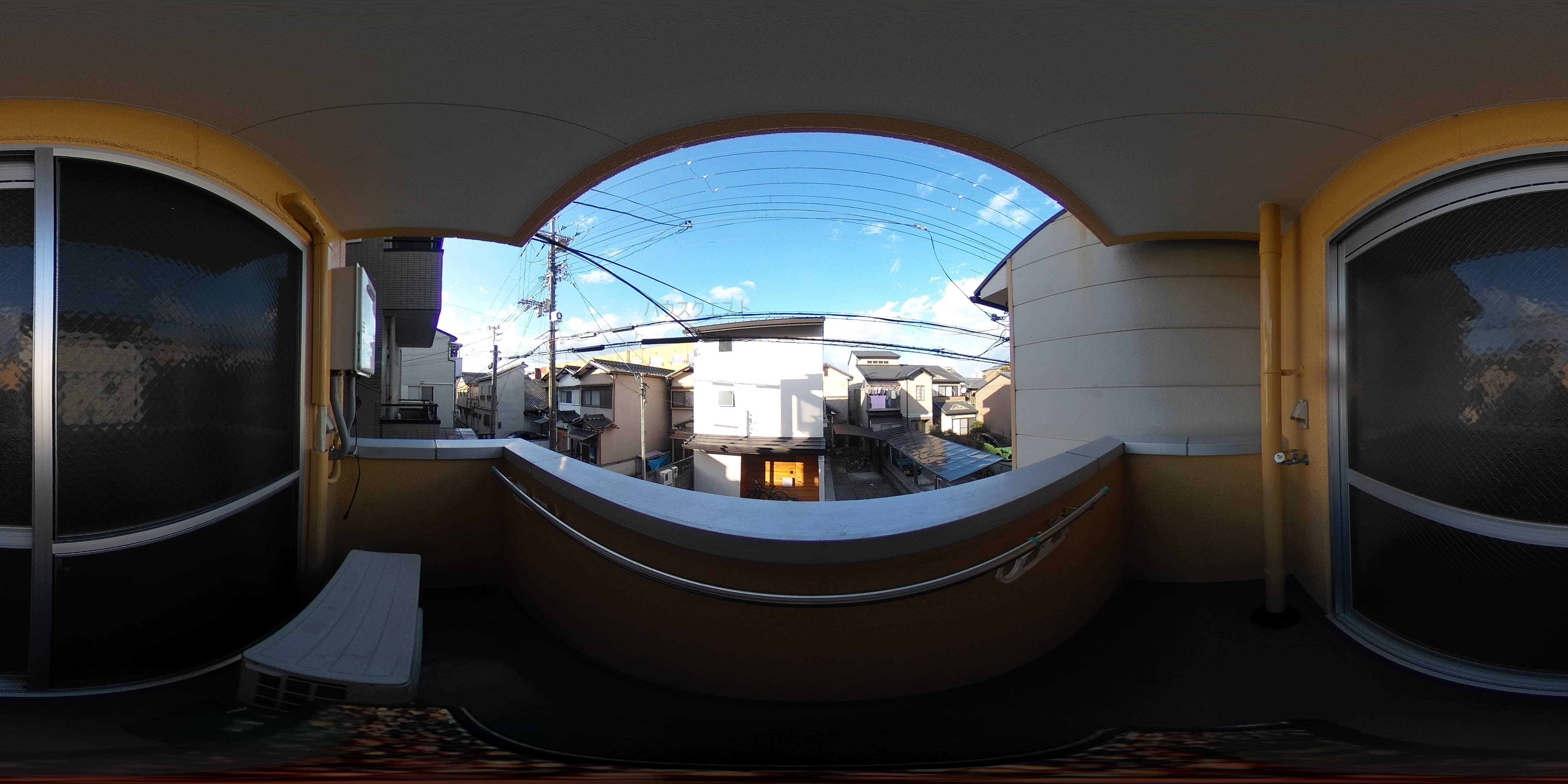 テイクフォー西陣 ベランダ