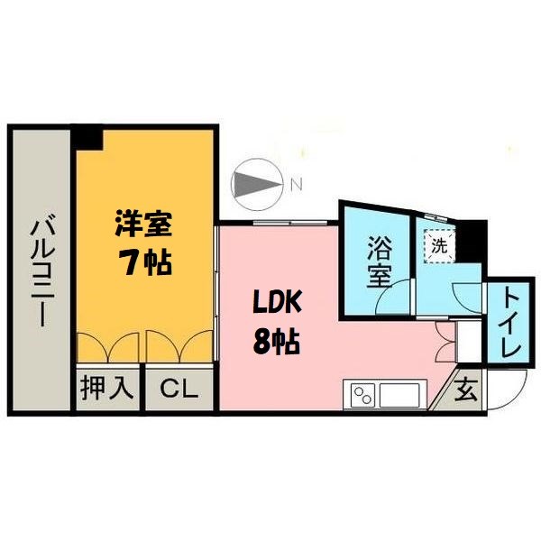 T&amp;#39;s Court Tokuya 間取り図