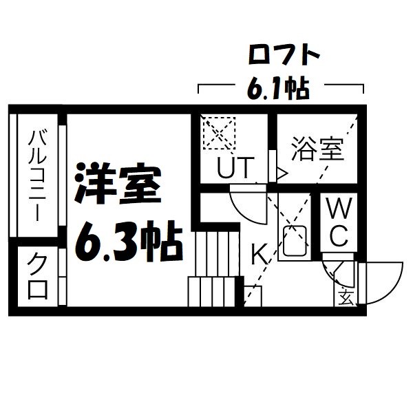 パルクカナヤマ１ 間取り図