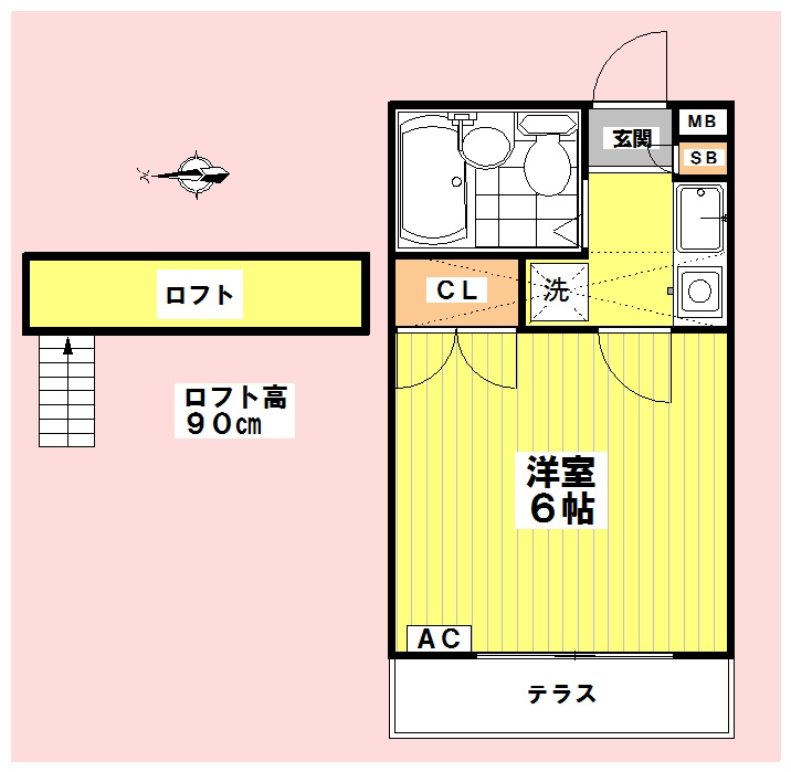 ドゥオーモ柏 103号室 間取り