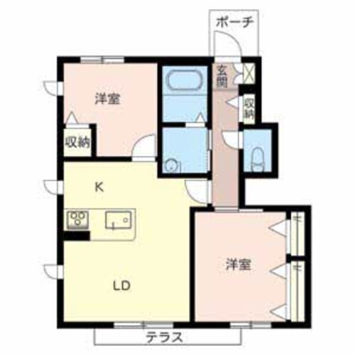 MAST COURT加古川南E 間取り図