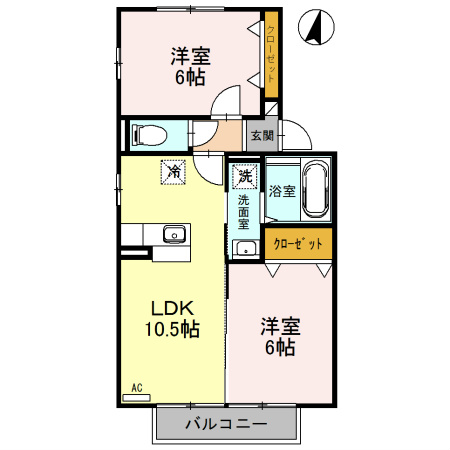 エスパース・リベルテ 間取り図