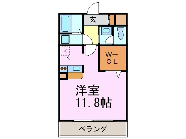 GRANDEUR陶館 303号室 間取り