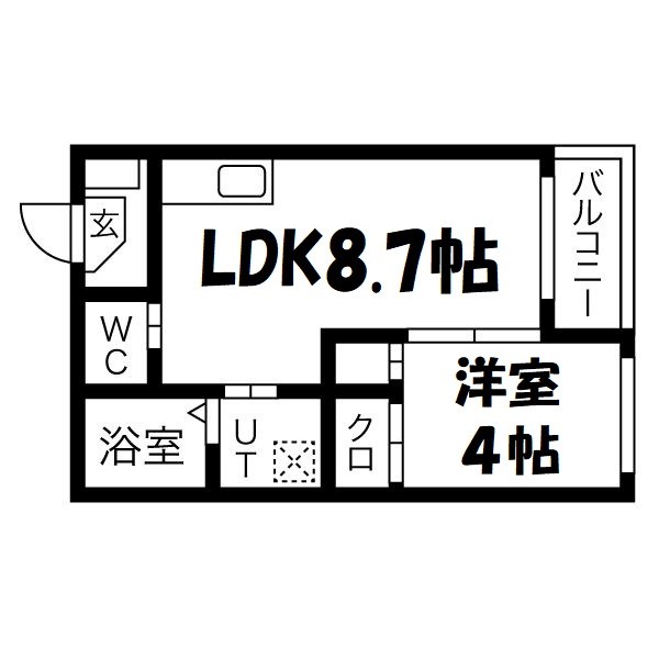 コンフォート 間取り図