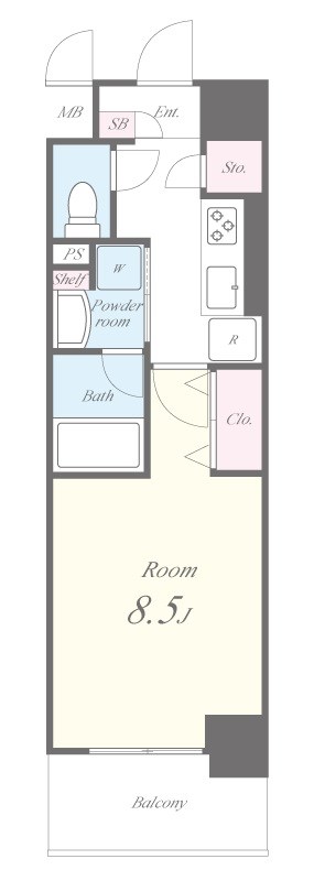 シュロス　フォン　アイン 間取り図