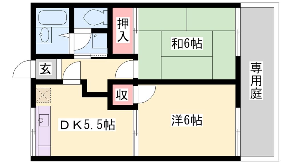 リバティハイツ 間取り図