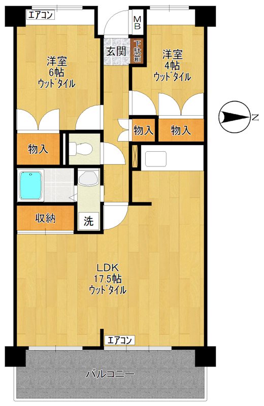 小松屋ビル 間取り図