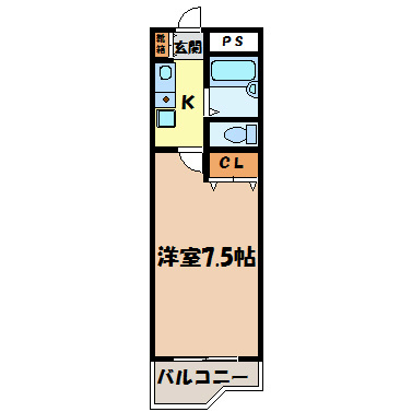 湯口マンション 間取り図